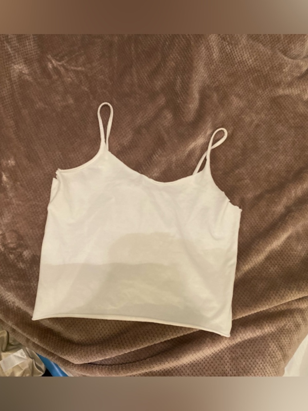 Unbranded Cream Scoop Neck Camisole - Neutral Staple